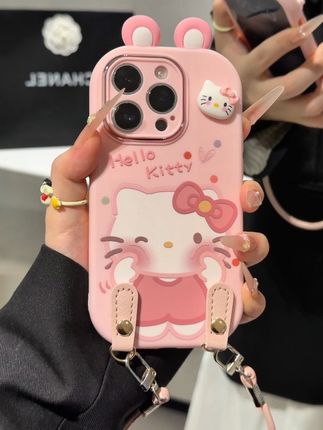 好可爱的立体耳朵凯d手机壳啊~自带挂绳 出门逛街超方便#少女心好物 #这个手机壳真的长在我心巴 #好喜欢我的手机壳 #仙女必备 #防摔手机壳