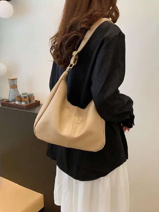 松弛感慵懒风大容量单肩托特包