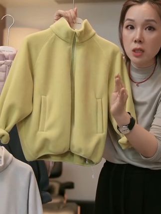 松弛感拉满就是在秋冬穿上摇粒绒外套,舒适保暖#摇粒绒外套 #儿童保暖外套 #面料柔软舒适保暖