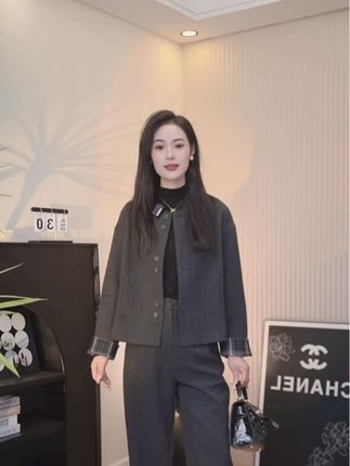 #dou上热门 裤子原宿风慵懒风休闲风套装时尚时尚套装开衫百搭668#面料柔软舒适 #穿搭 #强烈推荐 #秋冬穿搭