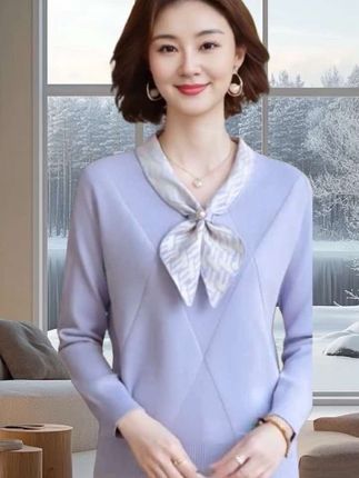 #秋冬穿搭新鲜感在线 #中年女装 #秋季微胖穿搭测评 #初秋一周不重样穿搭 #针织衫穿搭