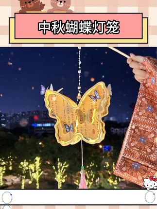 一 百句你想要吗都不如一句我送你 希望你喜欢 #古风灯笼 #蝴蝶灯笼 #蝴蝶小夜灯