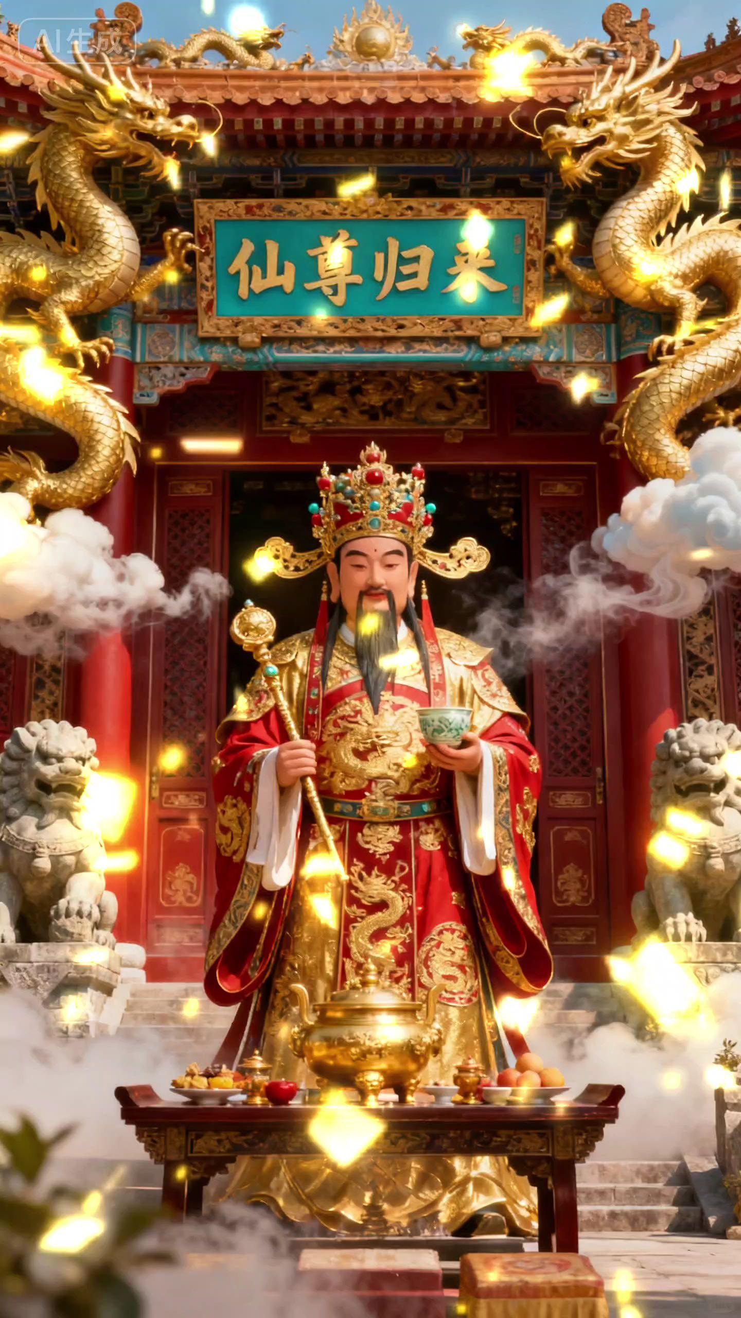 #上热搜 #国学智慧 #财神 #非遗文化传承 #愿众生平安吉祥