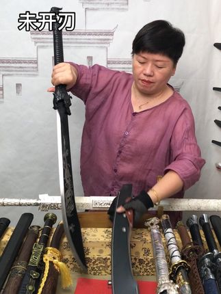 #牛尾刀#冷兵器#男人的玩具#工艺品@DOU+上热门