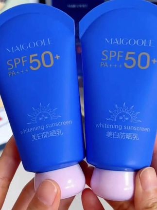【美白+防晒+隔离 三合一】Maigoole玫黛琳防晒:/ 乳PA+++通用防紫外线#夏天必备#玫黛琳#多效合一#正品保证