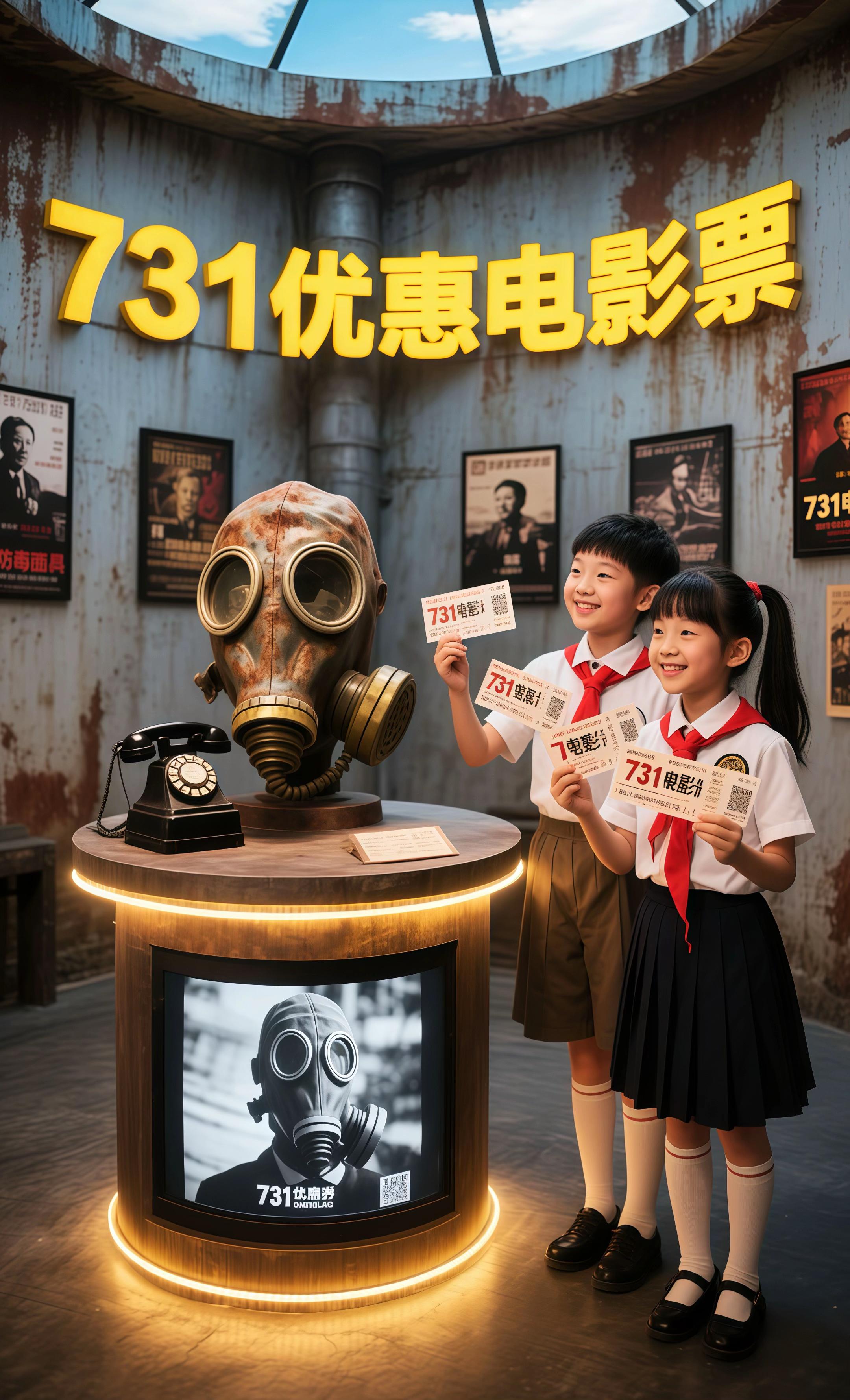 全国影院通用票~把爱国的种子种进我们的心里,牢记使命,不忘初心🇨🇳~#爱国教育#电影731#亲子观影#全国通用电影票#铭记历史