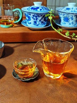 水滴揽月公道杯高硼硅玻璃耐热可电陶炉日式分茶高档手工#公道杯#喝茶 #公道杯怎么选