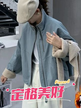 2025冬季新款加绒加厚毛毛派克服休闲韩版宽松显瘦棉服上衣#今日穿搭 #女生黑连衣裙 #裙子长版连衣裙 #谁穿谁好看系列 #甜美穿搭