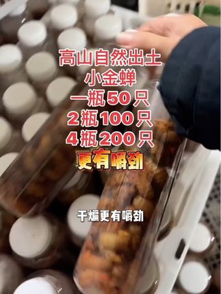 松柏小金蝉新鲜美味#优质农产品 #只做高品质 #金蝉 #蚂蚱 #营养丰富