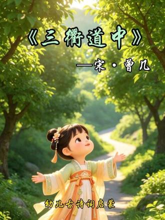 0-6岁启蒙古诗 ︳《三衢道中》 你知道吗?梅子黄的时候本来是雨季,常常下雨。
但今年天天放晴,诗人赶紧抓住机会进山玩啦~#三衢道中#古诗词的魅力 #古诗启蒙#小学必背古诗 #让孩子爱上古诗词
