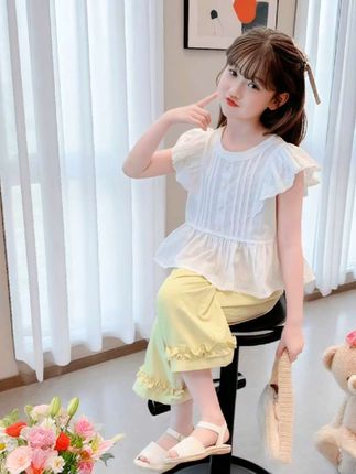 2025新款洋气儿童时髦小香风女孩大童休闲夏季两件套#夏日通勤休闲穿搭#日系轻熟温柔风穿搭#毫不费力的夏秋过渡穿搭 #夏季游玩做自己的穿搭达人#夏日穿搭有这搭配公式就够了@DOU+小助手 @DOU+上热门