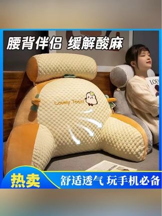 【护颈护腰靠背XL】床头靠垫软包护腰靠枕沙发床汽车靠背透气靠背垫#护颈椎枕头 #靠枕 #护腰枕 #护腰靠枕 #好物推荐 @DOU+上热门 @DOU+好生意 @巨量千川