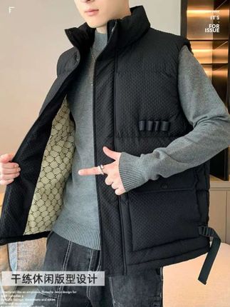 #男士棉马甲 #男士马甲外套 #男士棉背心 #马甲