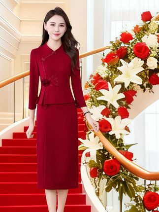 #婚礼妈妈礼服 #婚庆礼服 #婚宴妈妈装 #婚礼妈妈装 #喜婆婆喜妈妈