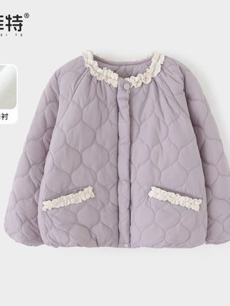 小菲特女童秋冬装加厚上衣中大童保暖外套儿童休闲衣服#冬季时尚穿搭 #女童洋气棉服 #秋冬新款外套 #抖音好物推荐官 #儿童款