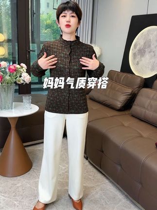 #秋冬必备 #中老年女装 #保暖又好看 #百搭上衣