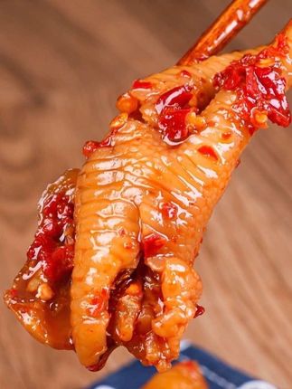江西辣鸡爪靖安胡裕家(原胡家)凤爪网红同款零食小吃新鲜