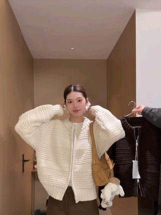 30天穿29天#开衫毛衣 #慵懒风穿搭 #穿搭分享