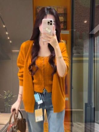 #时髦穿搭 #小个子穿搭 #针织衫