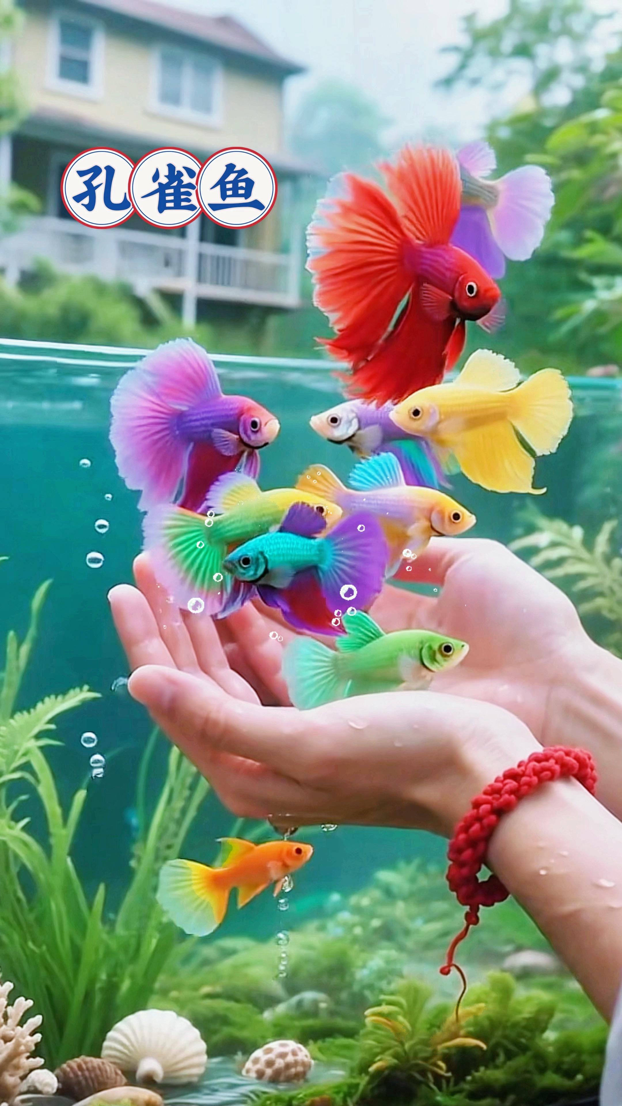 #鱼缸里的大自然 #轻松养鱼 #孔雀鱼 #水族爱好者 #观赏鱼