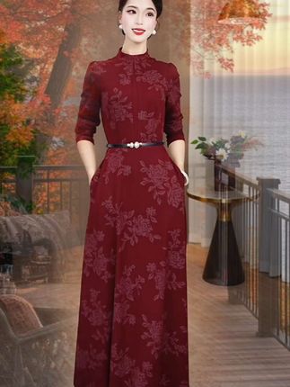 #优雅气质穿搭 #礼服裙 #婚礼妈妈礼服 #敬酒服 #减龄穿搭