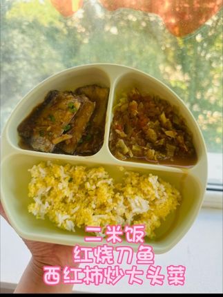 #宝宝辅食 #记录生活 #宝宝营养辅食 昨天中午的伙食!吃吧就!造的香!