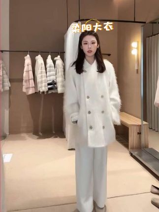 柔阳大衣 宝暖显瘦 穿上它你就是偶像女主即视感