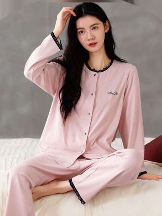 #睡衣家居服 #在家也要美美哒 #面料柔软舒适 #穿搭 #谁穿谁好看