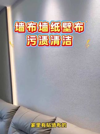墙布墙纸壁布污渍如何清洁?笔渍油污脚印涂鸦通通用这款清洁剂搞定#墙布清洁剂 #壁布如何清洗 #墙纸清洁神器 #墙布墙纸干洗剂