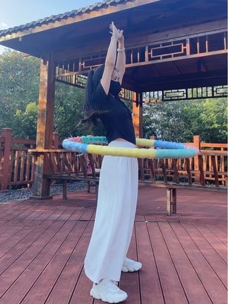 呼啦圈打卡#呼啦圈 #运动 #健身 #宝妈 #好物分享