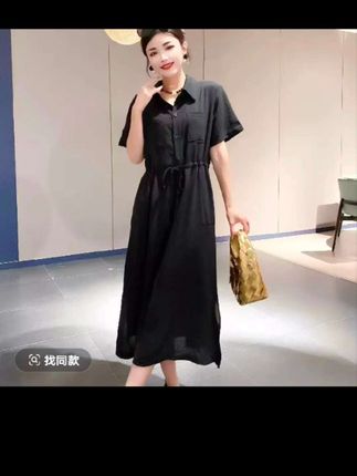5868-2025年春夏新款时尚气质简约百搭薄款连衣裙,#5868-2025年春夏新款#时尚#气质#简约百搭#薄款连衣裙 #简约百搭