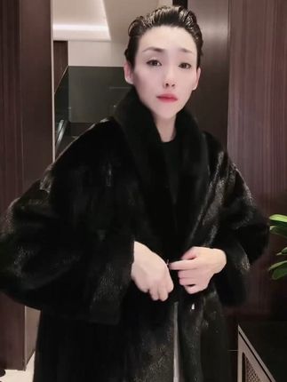 世界上能征服市场的永远不是价格 用心是我的杀手锏 没有套路,做行业一股清流 宝嘉美 水貂皮草 中长款 大衣外套 PC0064#强烈推荐 #高端品质 #冬季穿搭 #品质好物 #每日分享