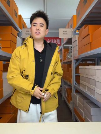 Mexican/稻草人男士春秋款夹克,三防运动户外休闲连帽夹克#男士夹克#春秋款夹克#冲锋衣外套#秋季穿搭