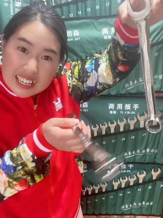 一款使不坏的两用扳手工具 #扳手#套装工具#五金工具