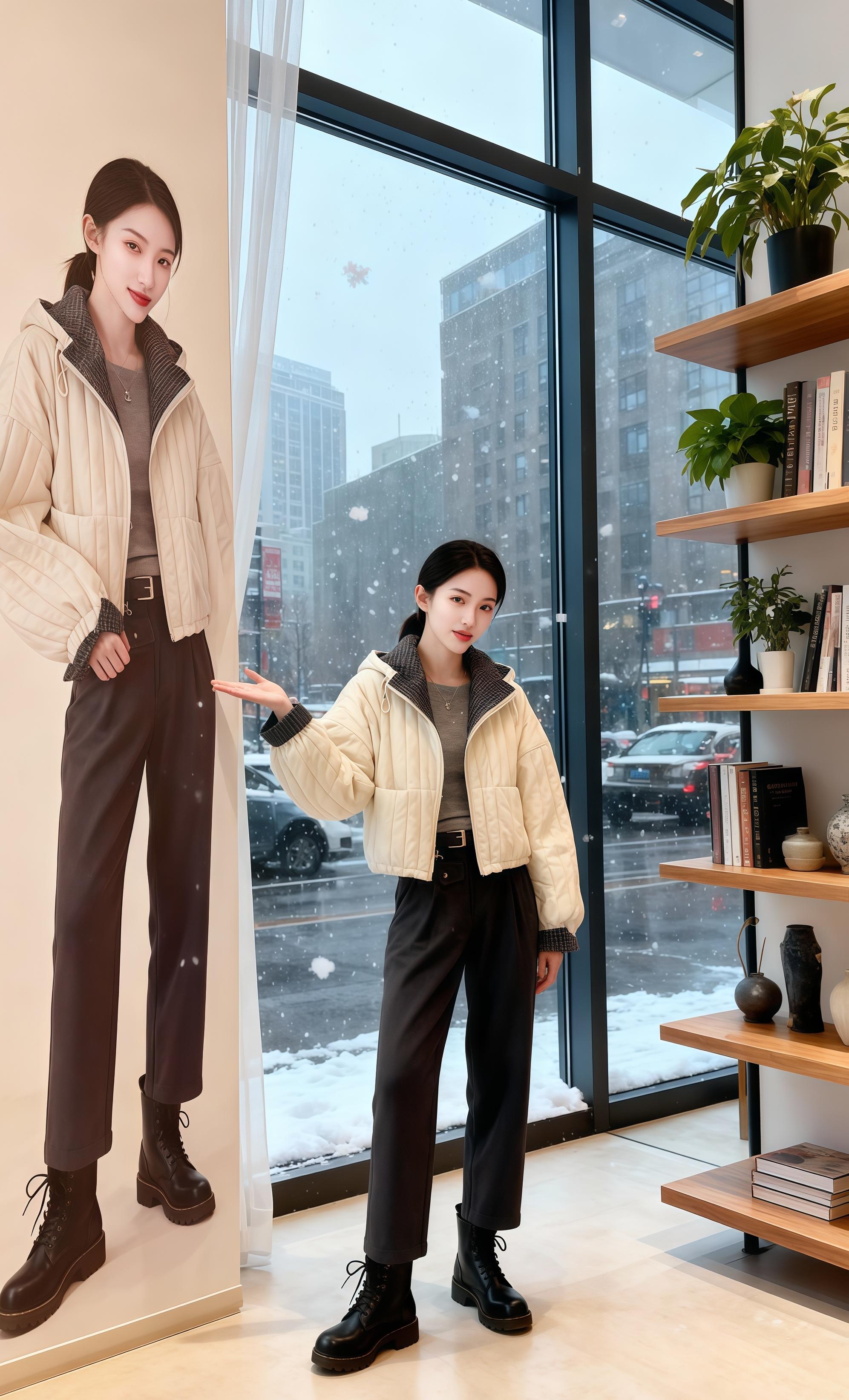 2025秋季新款女式格子拼接连帽短款棉服 2025秋季新款女式连帽夹棉短外套,以格子拼接设计演绎复古潮流,精准契合秋冬实用与美学共生的穿搭趋势。精选轻薄二棉填充,保暖不臃肿,适配秋季气候波动。 连帽设计兼顾造型与实用,抽绳可自由调节。短款剪裁优化身材比例,搭配直筒裤或半裙皆出彩。防风面料与工整绗缝工艺加持,耐穿不易钻绒,通勤、出街多场景适配,轻松拿捏早秋慵懒高级感。#今天穿什么 #小个子穿搭 #韩系穿搭 #TA的生活就是秀场 #极简穿搭 @抖加🔥上热门🔥dou+🔥热点宝 @DOU+小助手