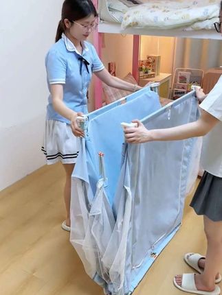 #宿舍蚊帐#遮光床帘#蚊帐床帘一体#宿舍床帘#防蚊虫