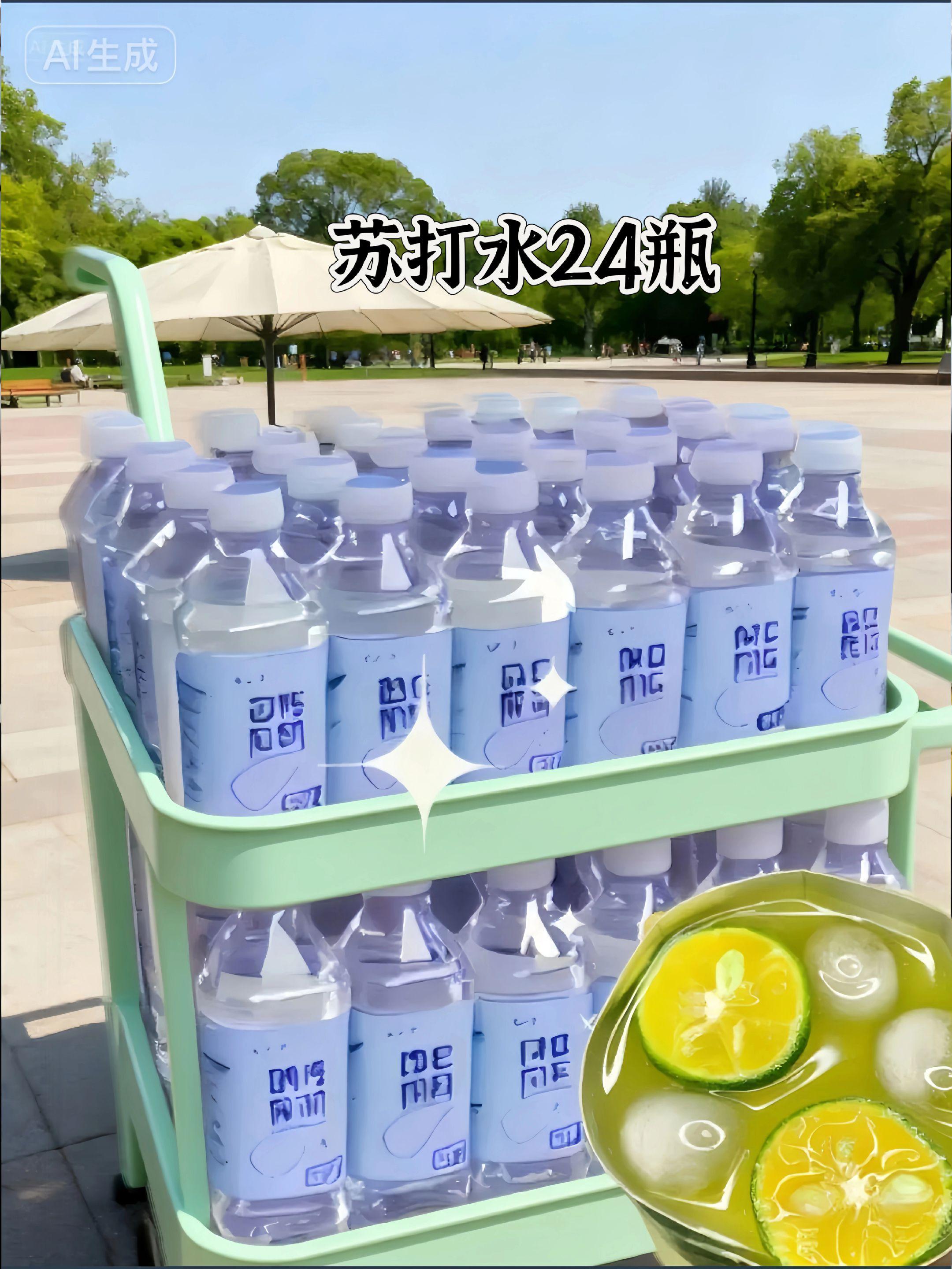 快快快⚡快来这款苏打水!!一次到手整整24瓶苏打水,你看看才才啥价?🈶柠檬🍋、蜜桃🍑和原味💧三种口味,任你选择!口感甘甜爽口又解渴!我们都爱喝。我已经回购3大箱了🤣,真的好喝又实惠!宿醉之后来一杯让胃,大人小孩都爱喝,赶紧🛒囤起来🤗🤗!#任你选择!#仙女们的夏日饮品#好喝的苏打水