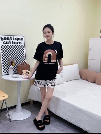 #清凉一夏 #夏日必备 #睡衣家居服 #可外穿睡衣 #可爱睡衣