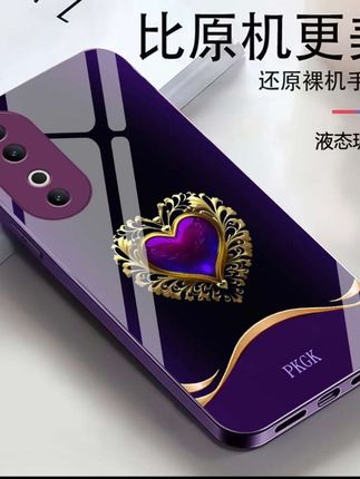 适用【vivo S19】时尚爱心液态玻璃手机壳 轻奢潮流 全包防摔刮#质量很好 #百搭 #爆款@上热门爆单🔥🔥🔥 @DOU+上热门 @DOU+小助手