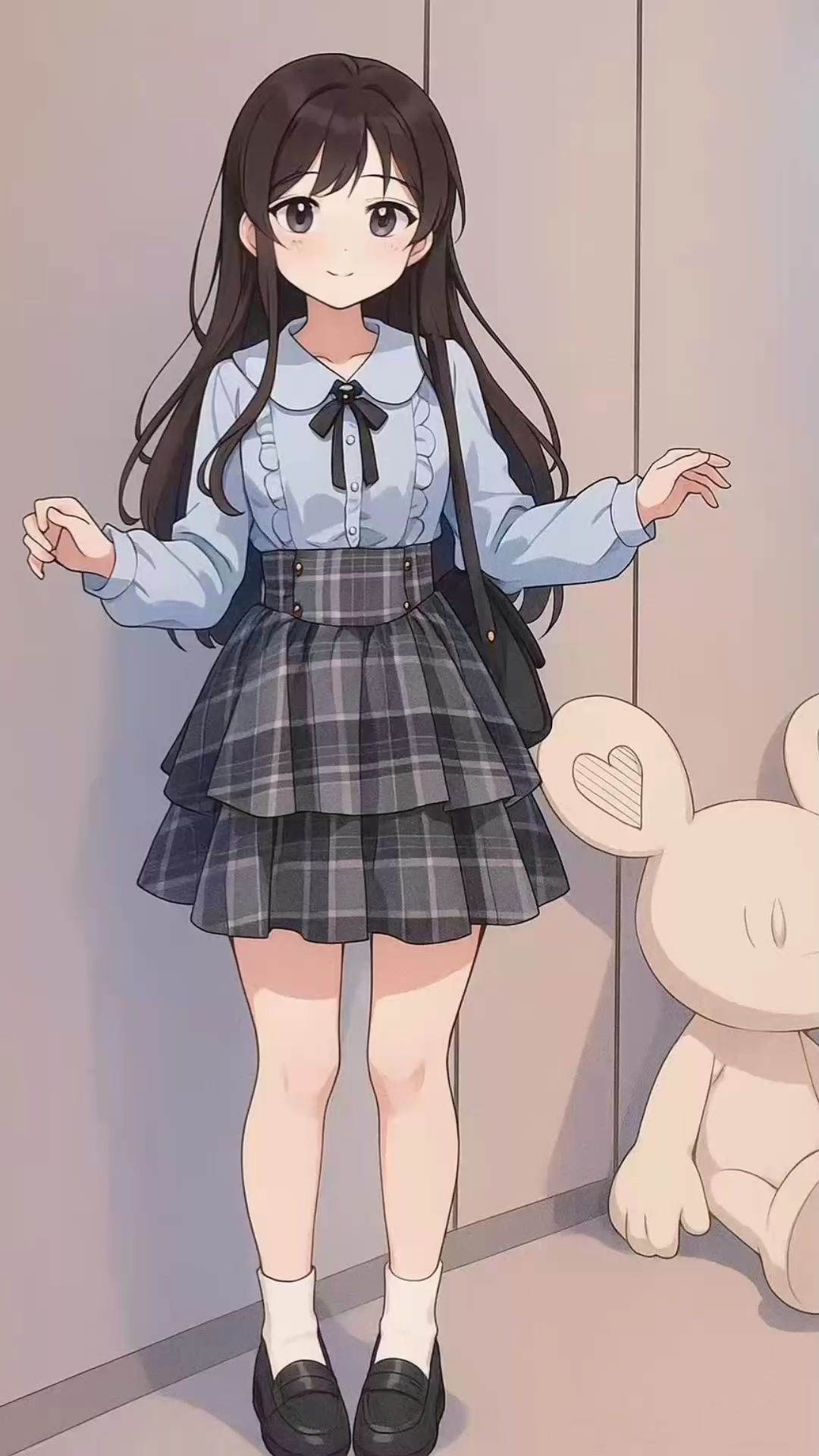 #梨形身材穿搭 #学院风穿搭 #大码女装 #甜美穿搭 #显瘦搭配