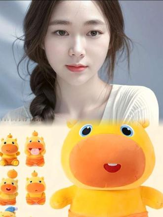 水豚噜噜:早知道不来你家了..#毛绒公仔 #水豚噜噜 #敲可爱 #毛绒玩具 #礼物