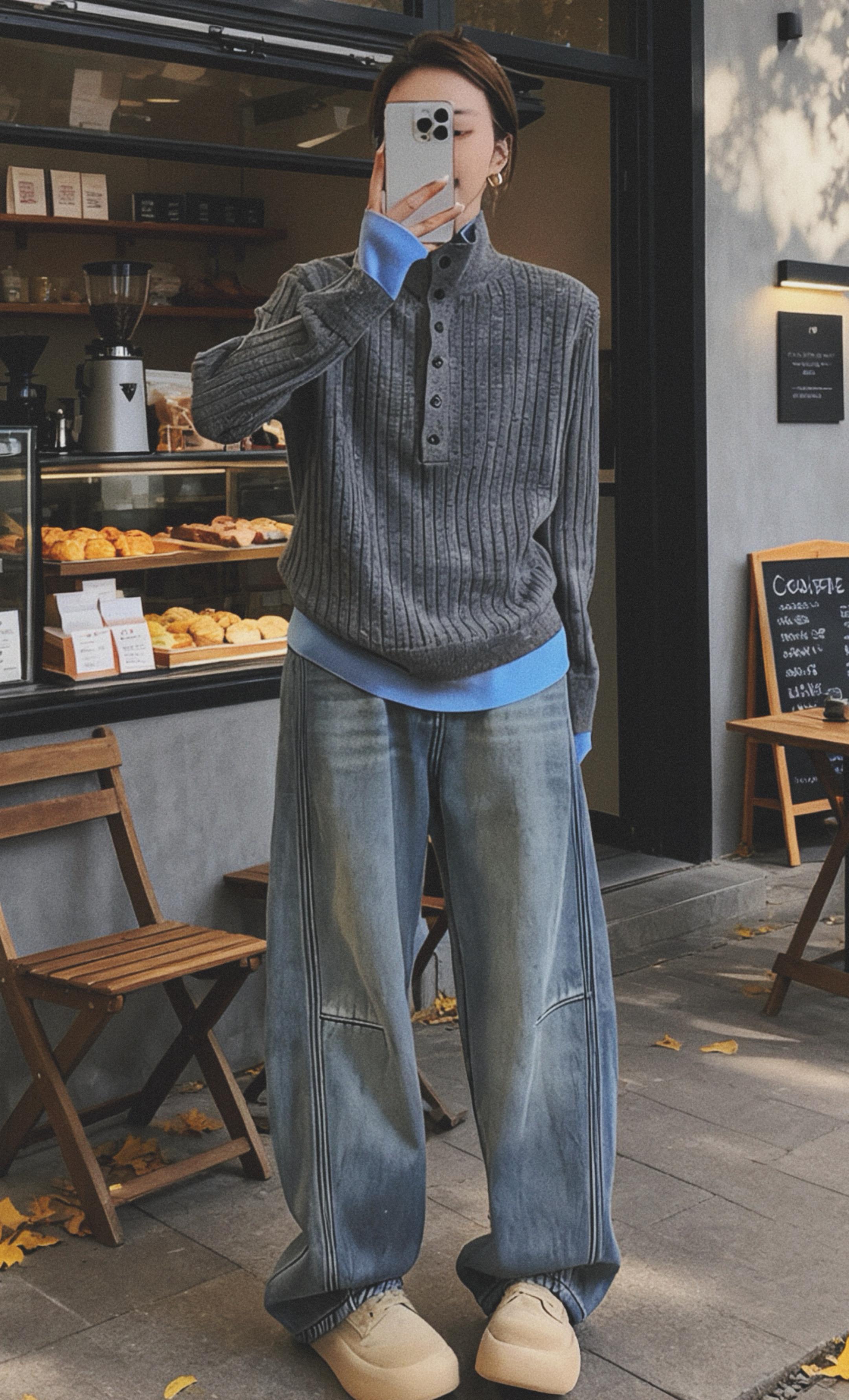 #慵懒风穿搭 #休闲穿搭 #秋冬穿搭 #毛衣控 #简约穿搭