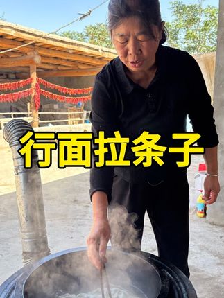 对武威人来说,这碗拉条子不是普通的饭,是三餐四季的烟火日常,是一口下去就踏实的家常滋味#行面拉条子 #家乡的味道 #记录我的农村生活