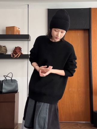 DE Mincollection圈圈纱毛衣/蓬松温暖廓形羊毛 混紡肌理毛衣#我的双十一购物清单 #我的双11必买清单 #时尚单品 #慵懒风穿搭 #必备单品