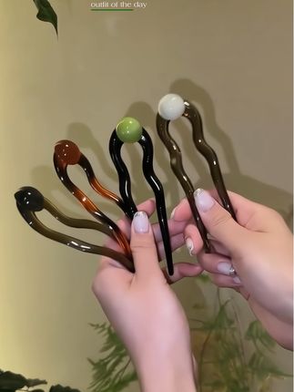 #发簪 #头饰发饰 #U型发簪 #发型教程 #高级感