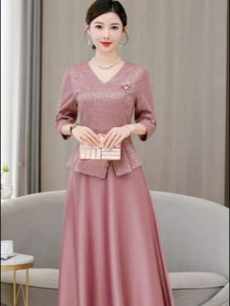 #十一结婚喜妈妈礼服 #穿出自信穿出美丽 #好身材好气质 #高端大气
