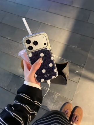 我又心动了~银边波点牛仔好好看!#手机数码 #这个手机壳真的长在我心巴 #颜值高 #iphone17 #手机壳安利