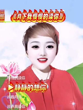#热门音乐 #月下我慢慢的读你 #我要上热门 #对口型 #刘姐姐 @DOU+小助手