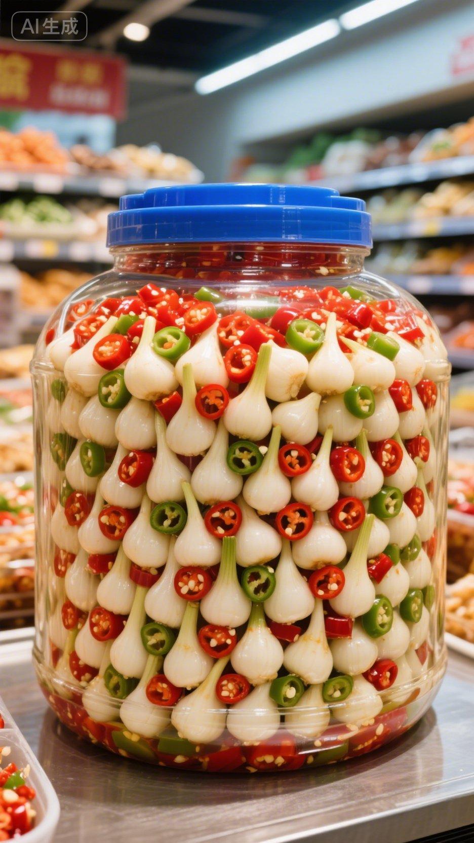 四川剁椒藠头酸辣茭头腌制教头咸菜香下饭 菜泡菜罐装特产儿时味道#剁椒藠头#早饭菜#下饭菜