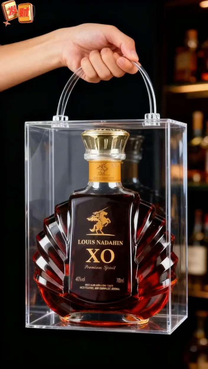 经典贝壳瓶XO白兰地礼盒:自饮调酒送礼,一瓶搞定所有微醺时刻 鎏金贝壳瓶一摆桌就吸睛!自饮是琥珀酒液裹着焦糖香,抿着超柔;调可乐桶按1:3兑,丢片柠檬就有酒吧那味儿,朋友聚会超省心;节日送礼带精致礼盒,拿得出手还不挑人,不管啥场景都适配~ #xo白兰地 #洋酒#好喝不贵#中秋节送礼佳品#微醺时刻@DOU+小助手